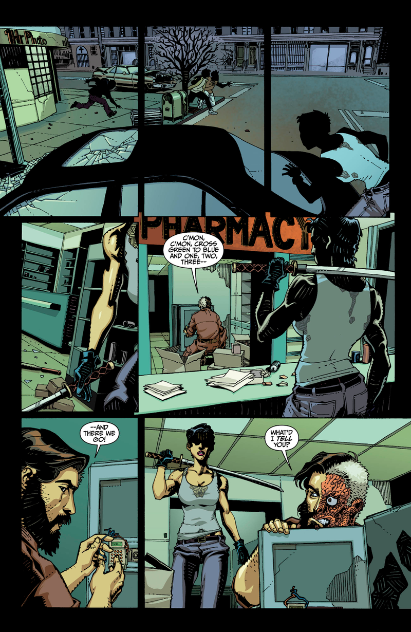 Illustration for article titled Exclusive DC preview: Rucka and Montoya reunite for Convergence: The Question